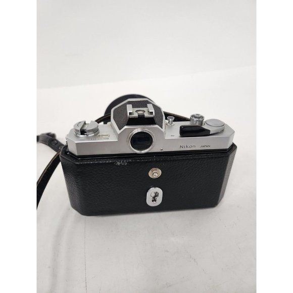 NIKON Nikkomat FT 35mm Film SLR Camera Zoom Nikon 1:3.5 46-86 MM Lens Rare Black - Picture 5 of 6